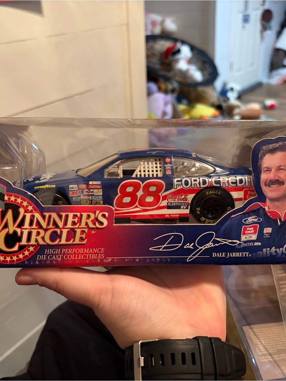Ford Blue #88 Winner's Circle Die-Cast Race Car